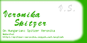 veronika spitzer business card